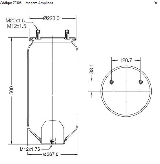 BALAO AR CARRETA RANDON/SUSPENSYS EIXO T